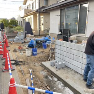 着工現場　進捗など