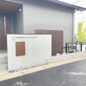 新築外構完成